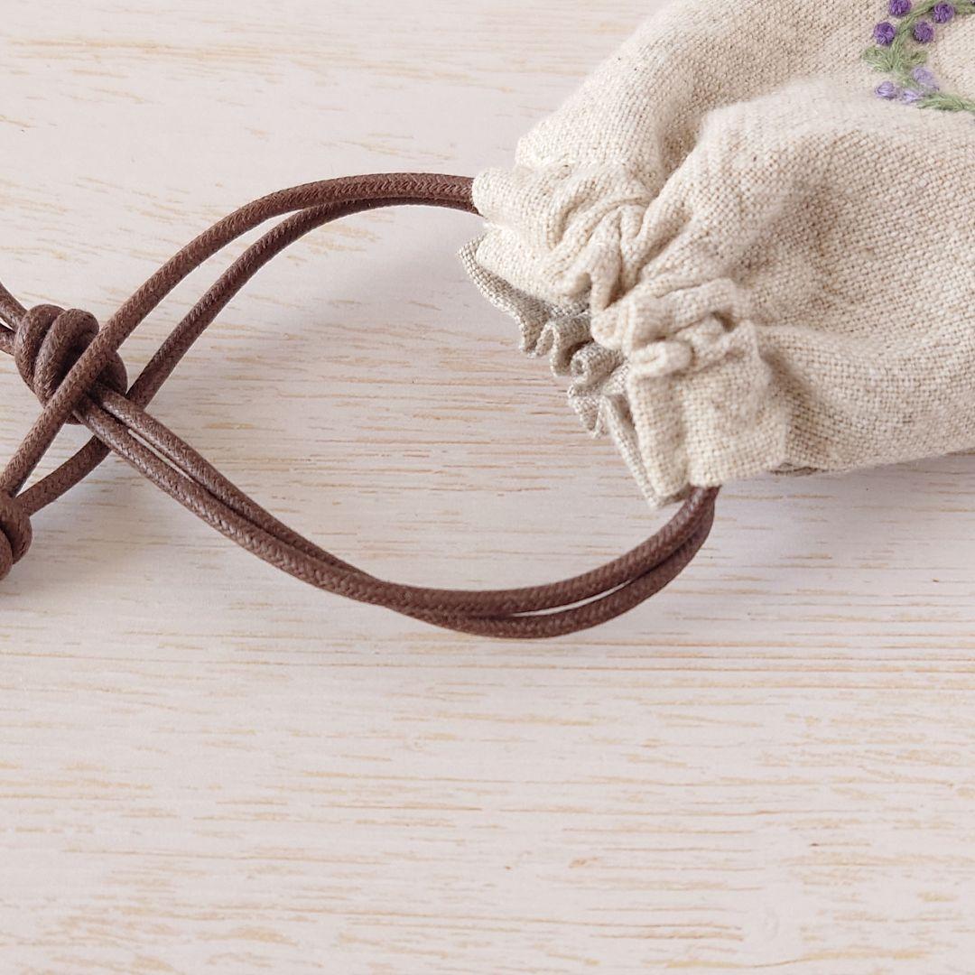 ちっちゃな巾着サシェ/詰替えタイプ【ラベンダーリース】