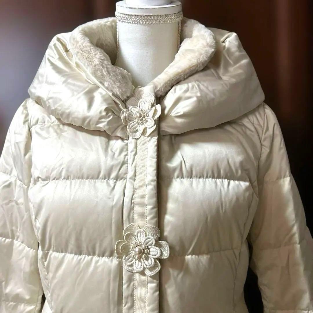 スーパービューティー　ダウンジャケット　ファー　42 L 新品　未使用