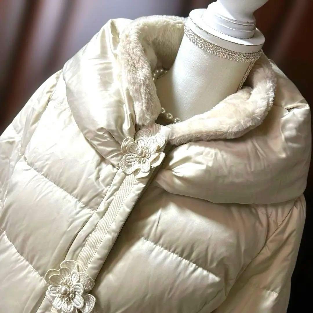 スーパービューティー　ダウンジャケット　ファー　42 L 新品　未使用