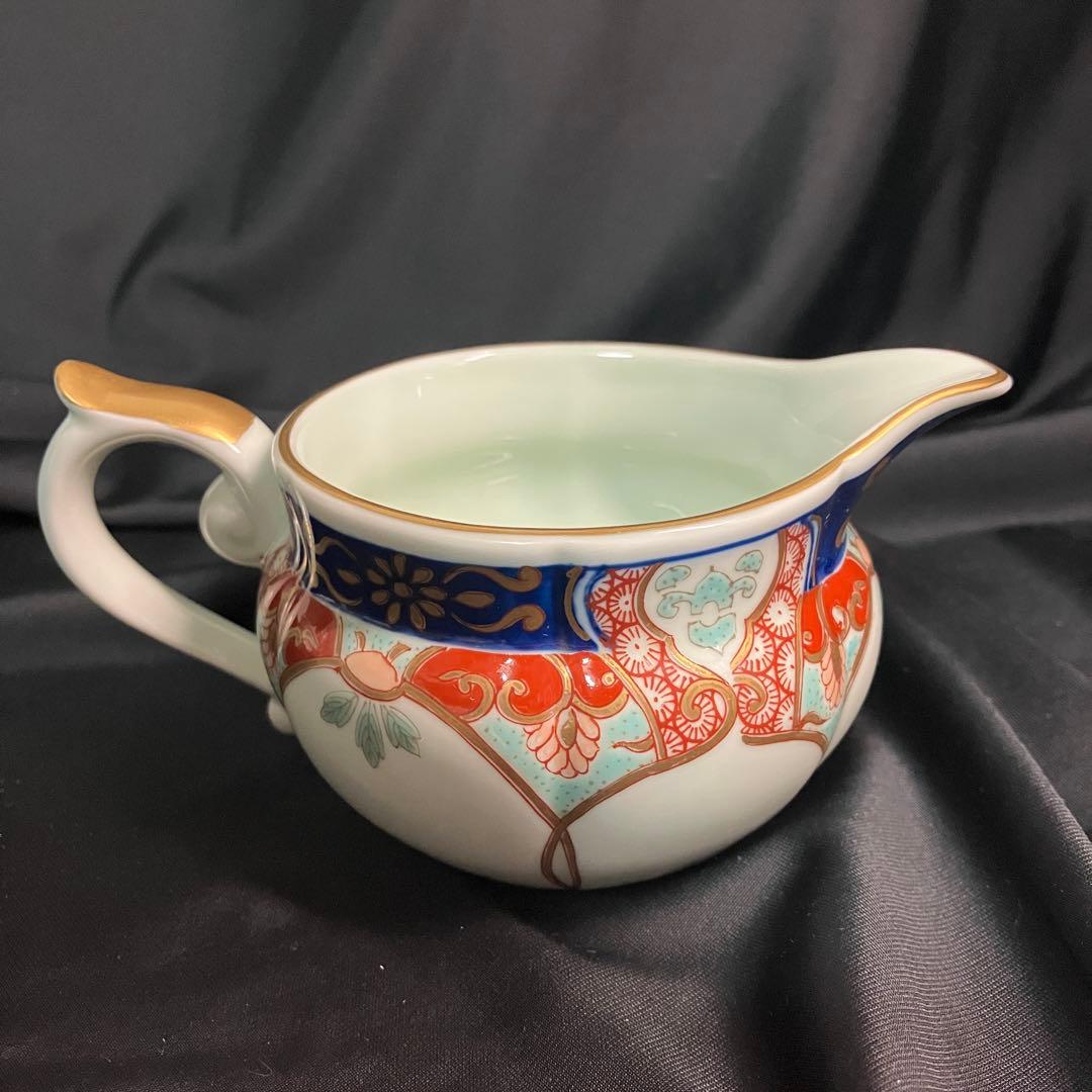 【匿名配送/希少】有田焼/弥左衛門/金彩古伊万里/ティーポット/シュガー/ミルク