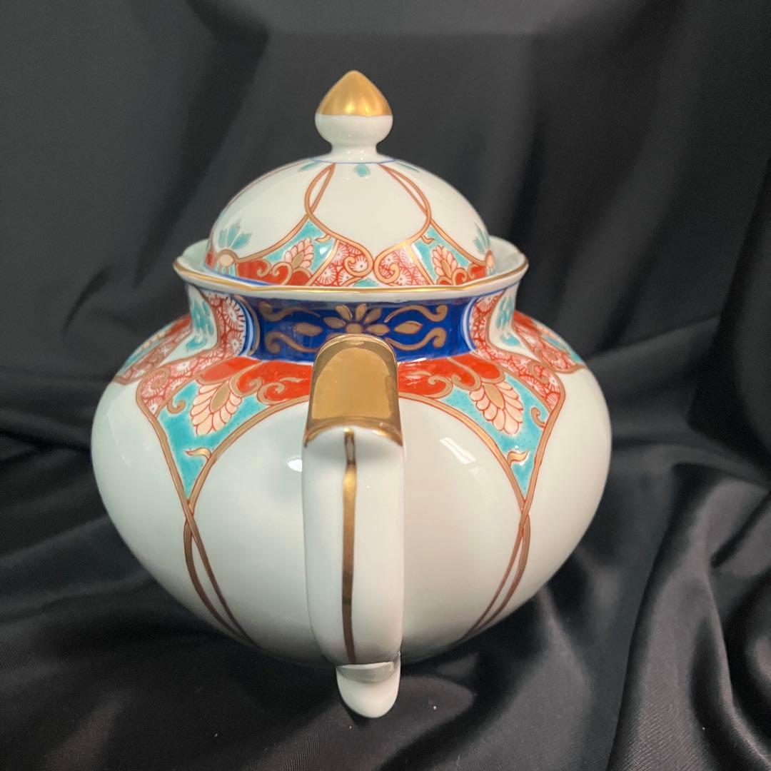 【匿名配送/希少】有田焼/弥左衛門/金彩古伊万里/ティーポット/シュガー/ミルク