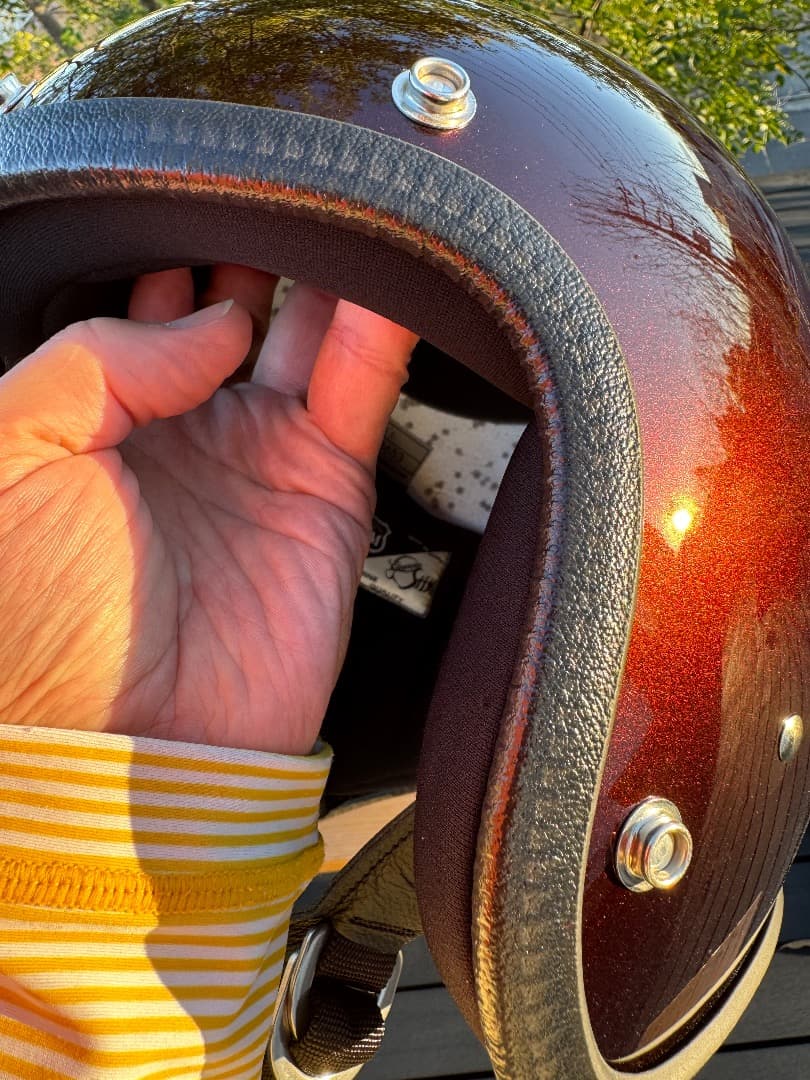 SHM ブラウン ジェットヘルメット LOT503 製造2024.6