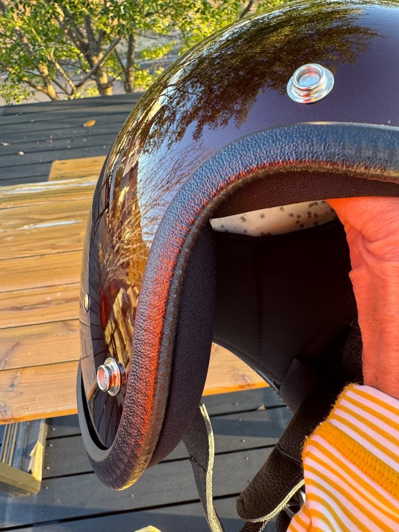 SHM ブラウン ジェットヘルメット LOT503 製造2024.6