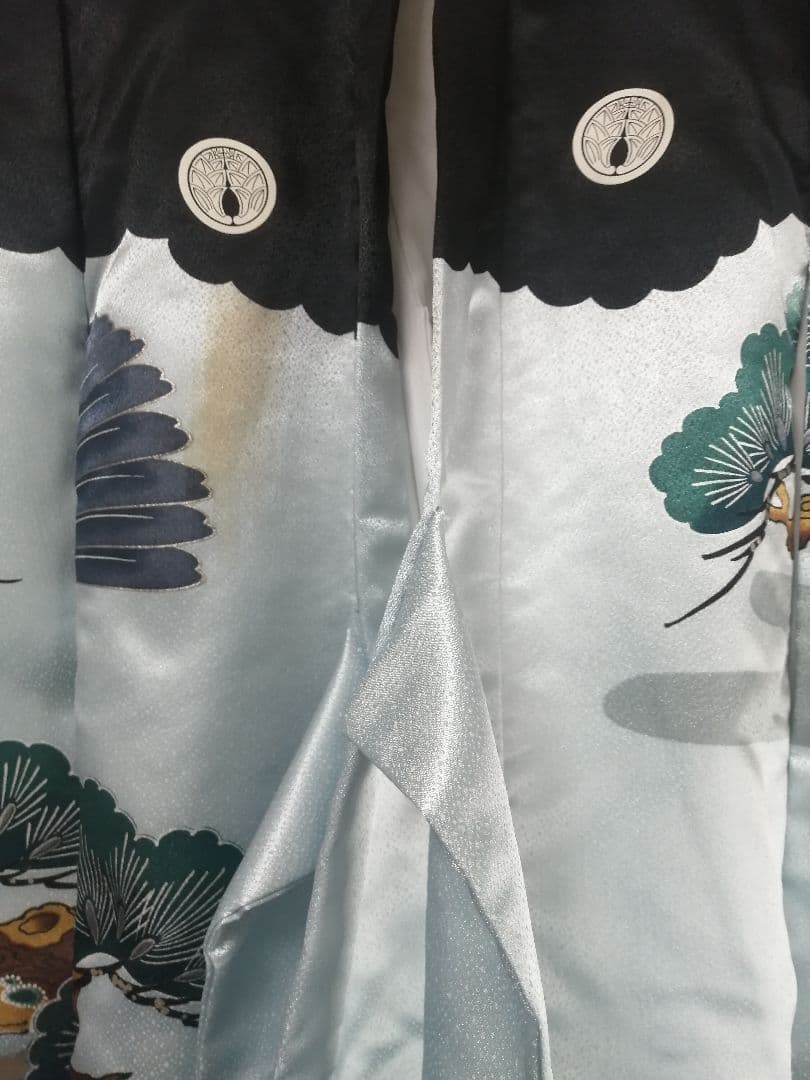 七五三★男児　羽織　着物　袴フルセット ★薄青、黒