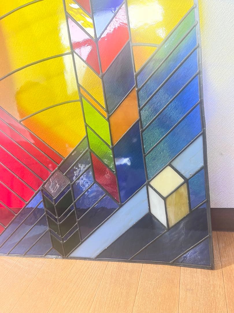 35 ステンドグラス レトロ ステンドガラス 店舗 オブジェ ディスプレイ