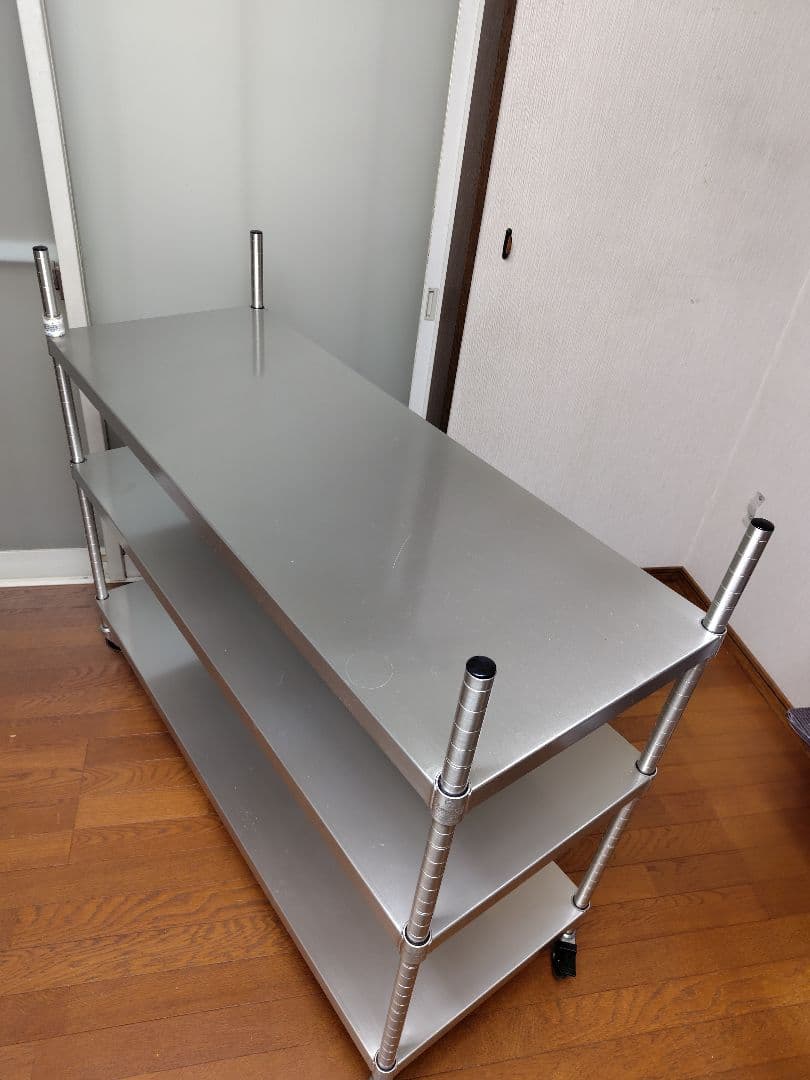 ☆ルミナス スチールラック 3段 キャスター付き