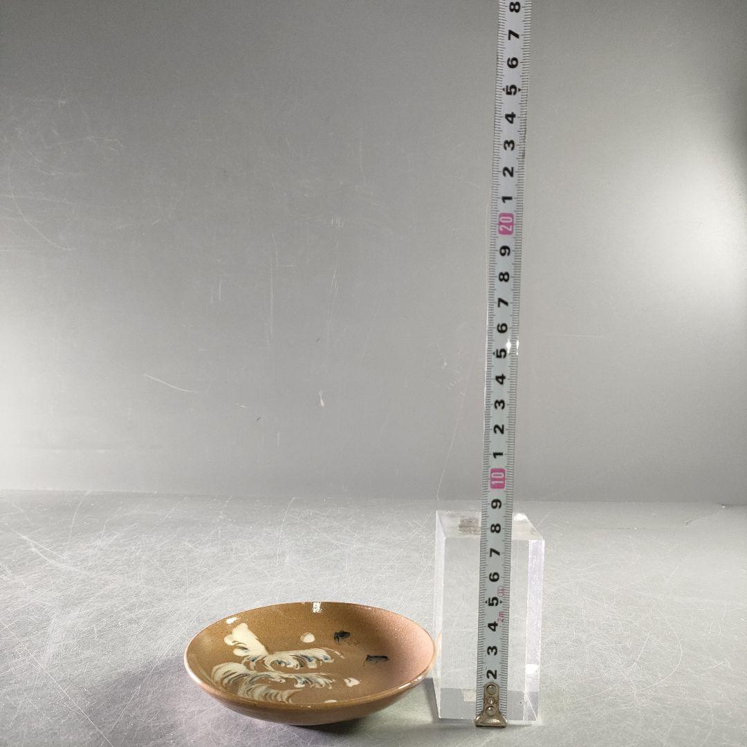 A1229-2/在銘/浪千鳥小皿18客/向付/銘々皿/飾皿/菓子皿/懐石道具/