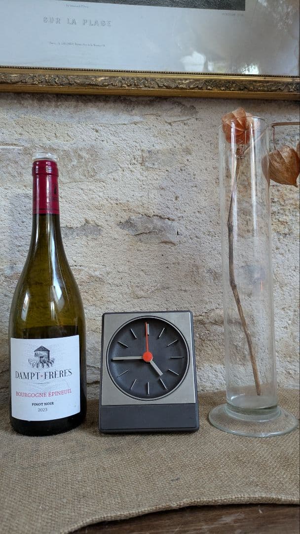 【レア】ビンテージ ドイツ製 卓上時計 動作確認済み 70年代 70's　箱あり