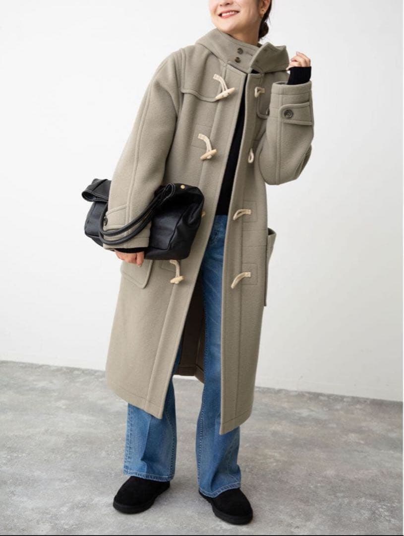 ロングダッフルコート【SLOBE IENA】