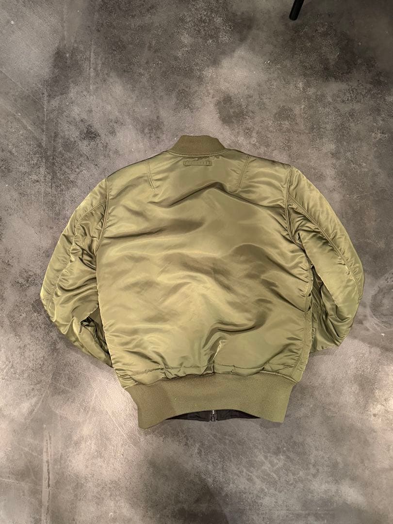 alpha ma-1 グリーン/ブラック