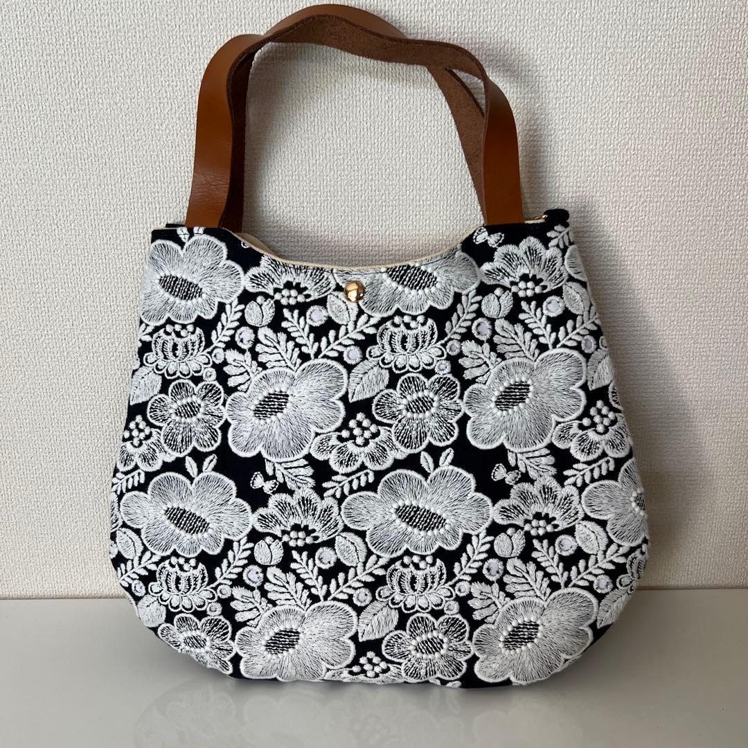 【お値下げ】ミナペルホネン　バッグ　ハンドメイド　トートバッグ