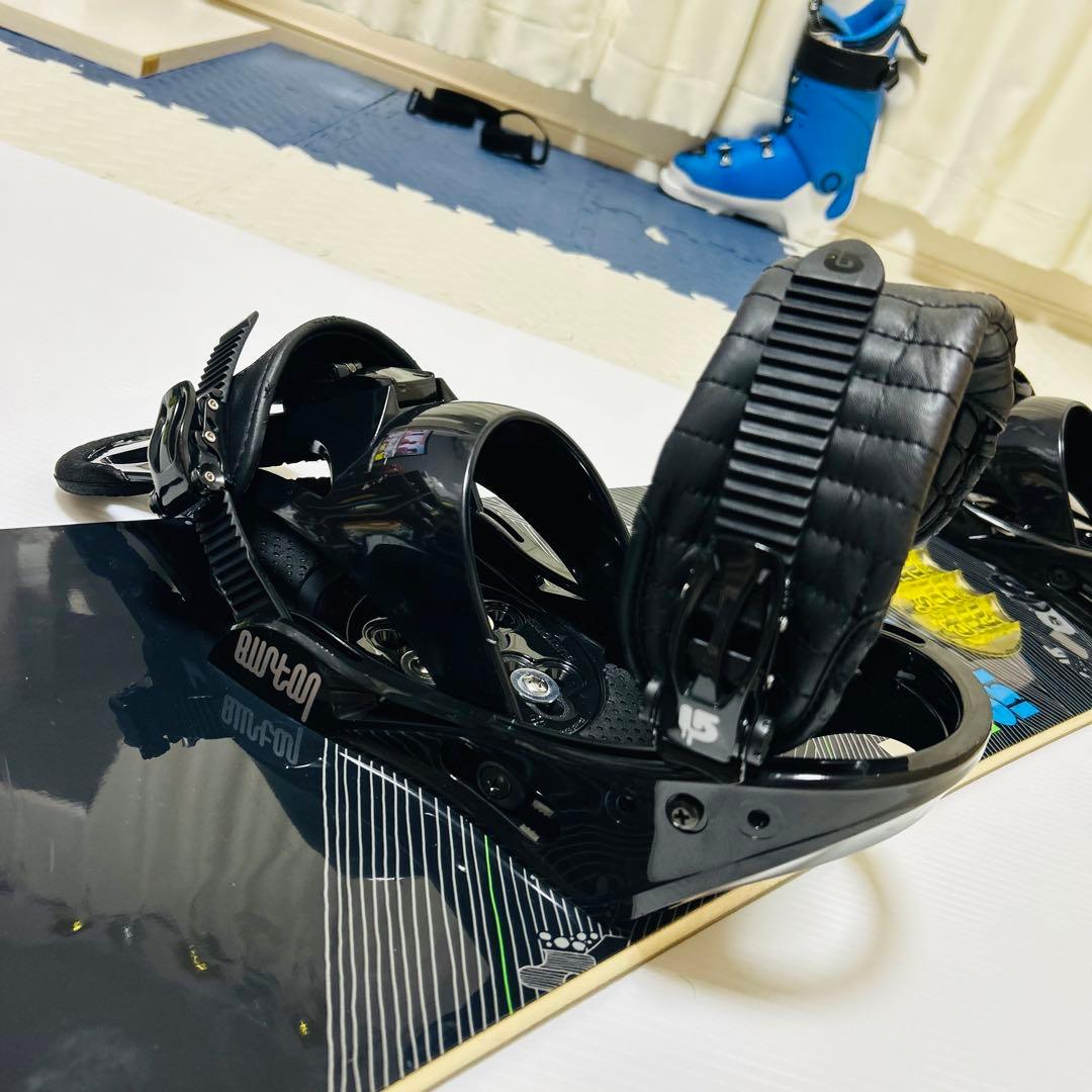 【美品】BURTON CLASH スノーボード ビンディング付き Mサイズ