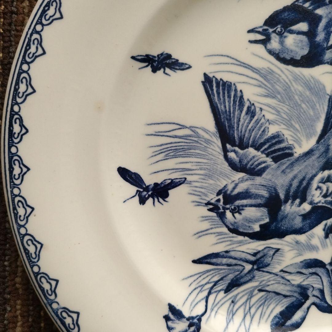 【1920−30年】クレールフォンテーヌ　夏ETE　デザート皿　２枚セット