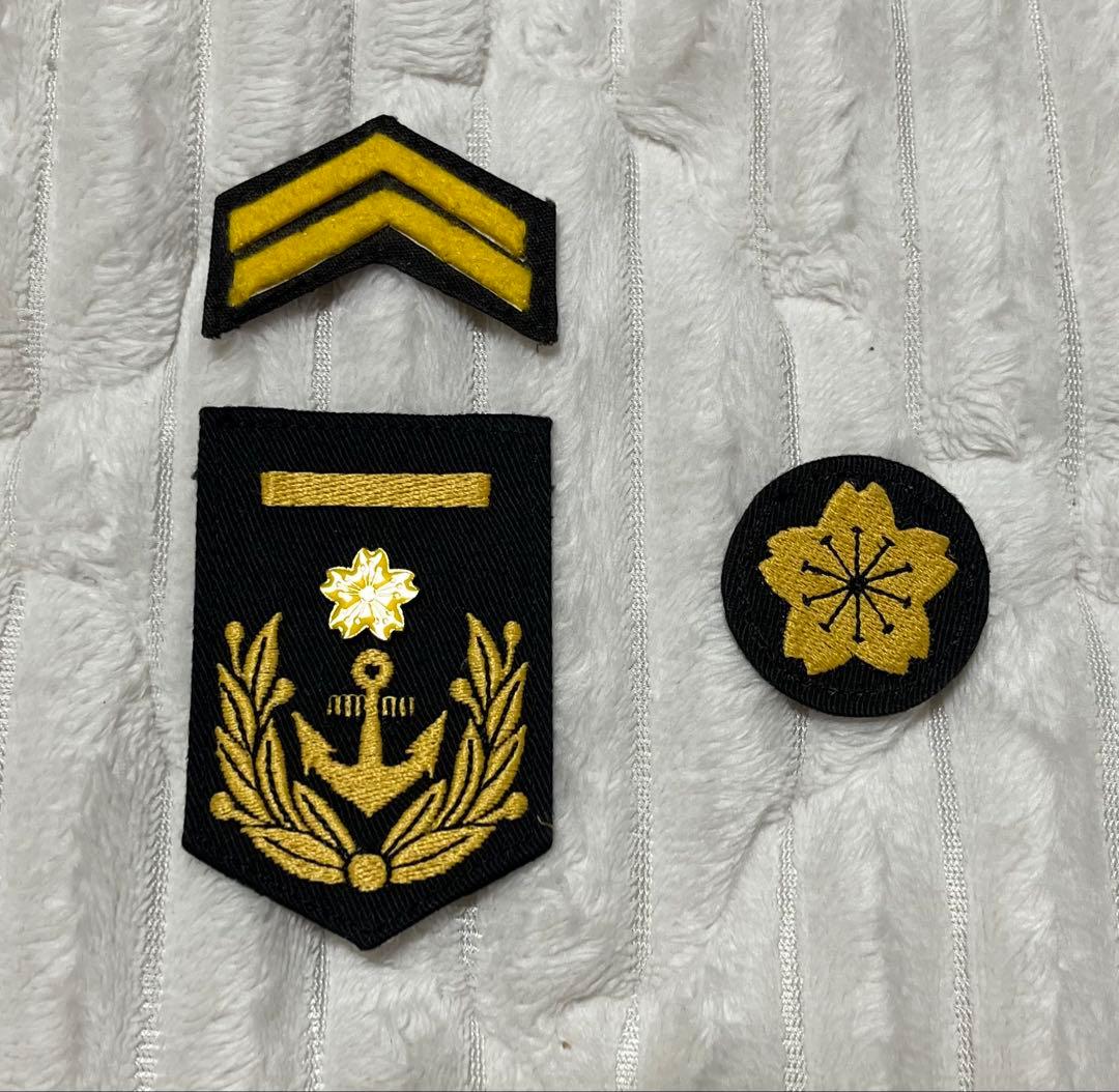 日本海軍　下士官　略帽・略衣袴セット　階級章付き　複製品　三種軍装