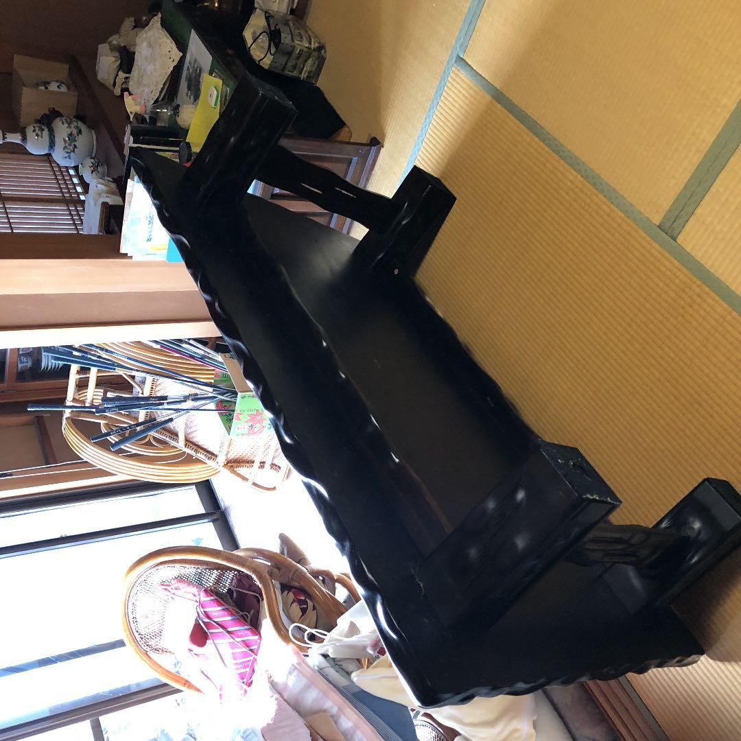 黒檀座卓　無垢　座敷机