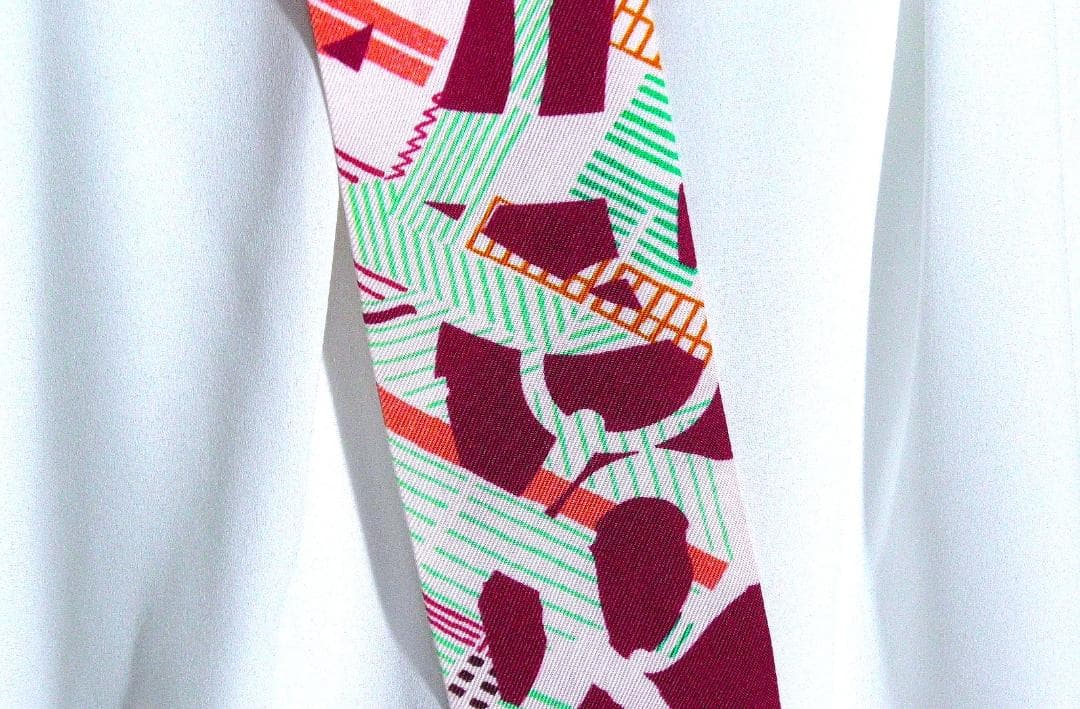 HERMES エルメス　スカーフ　ツイリー　D314