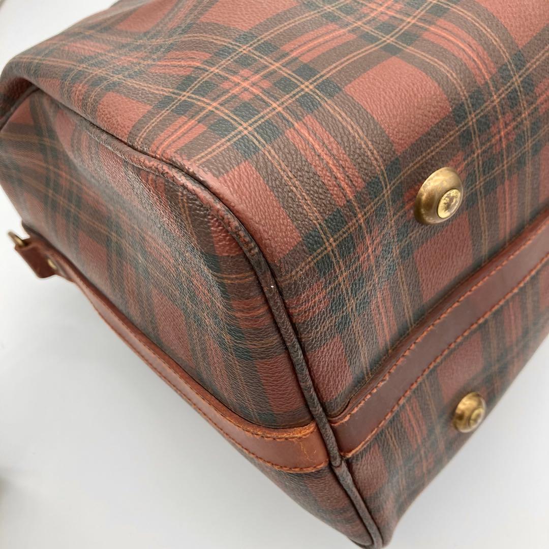 ポロラルフローレン ボストンバッグ チェック レアカラー 大容量 旅行 チェック