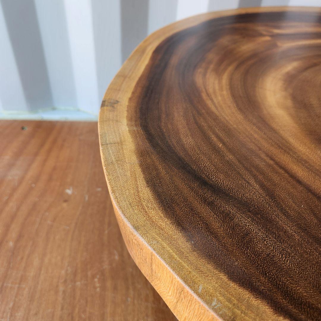 モンキーポッド　一枚板　無垢　センターテーブル ローテーブル　輪切り　座卓