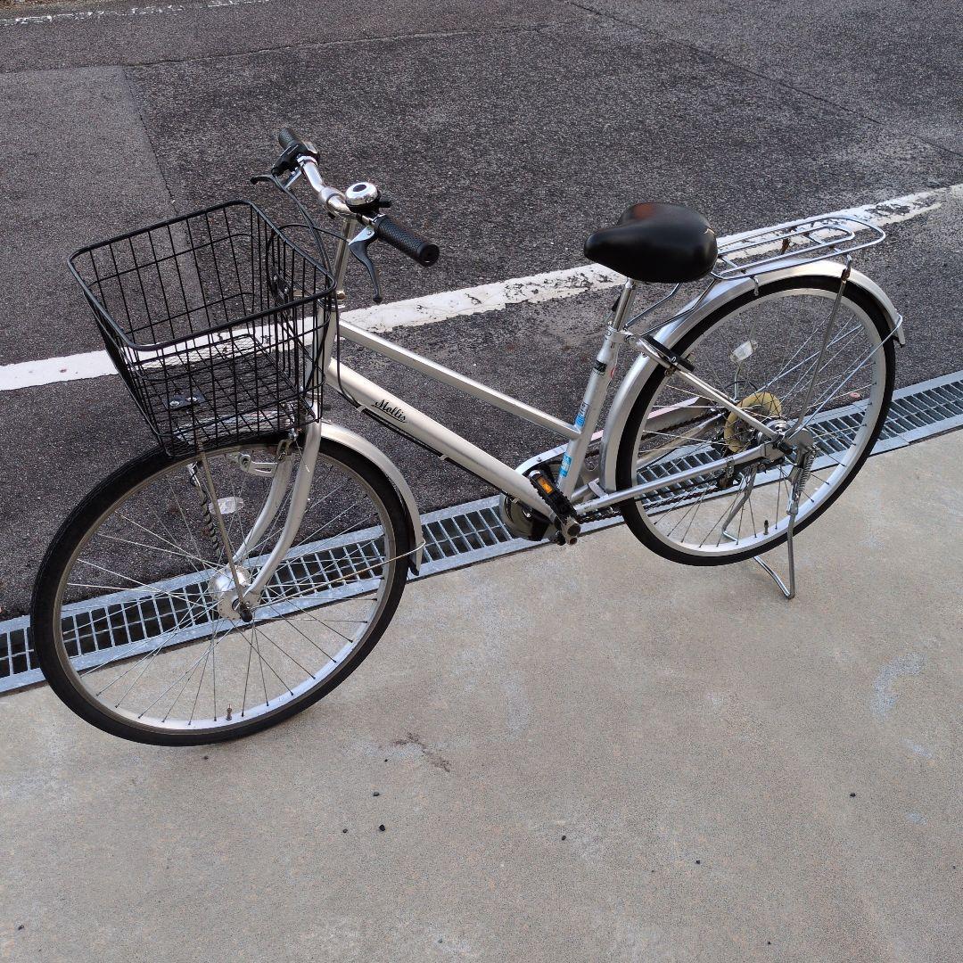 サイモト自転車 26インチ シルバー