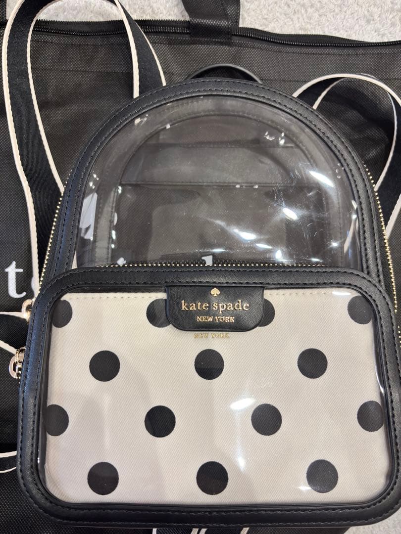 ケイトスペード　クリアシースルー　リュック