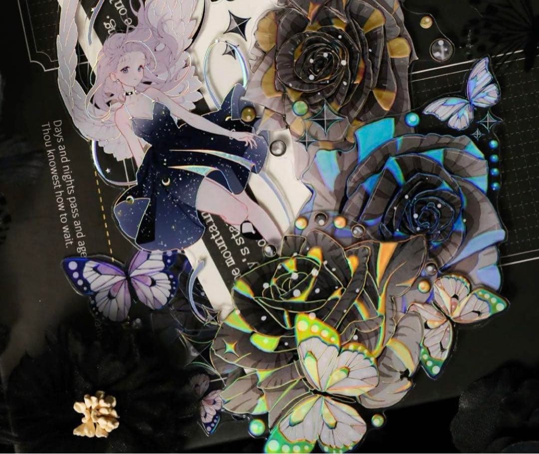 NEW手帐《暗夜盛宴》海外マスキングテープ　マステ 【1187】