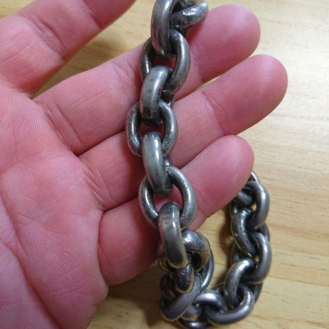 シルバー925 極太ブレスレット ガボール ストップライト 好きな方是非！