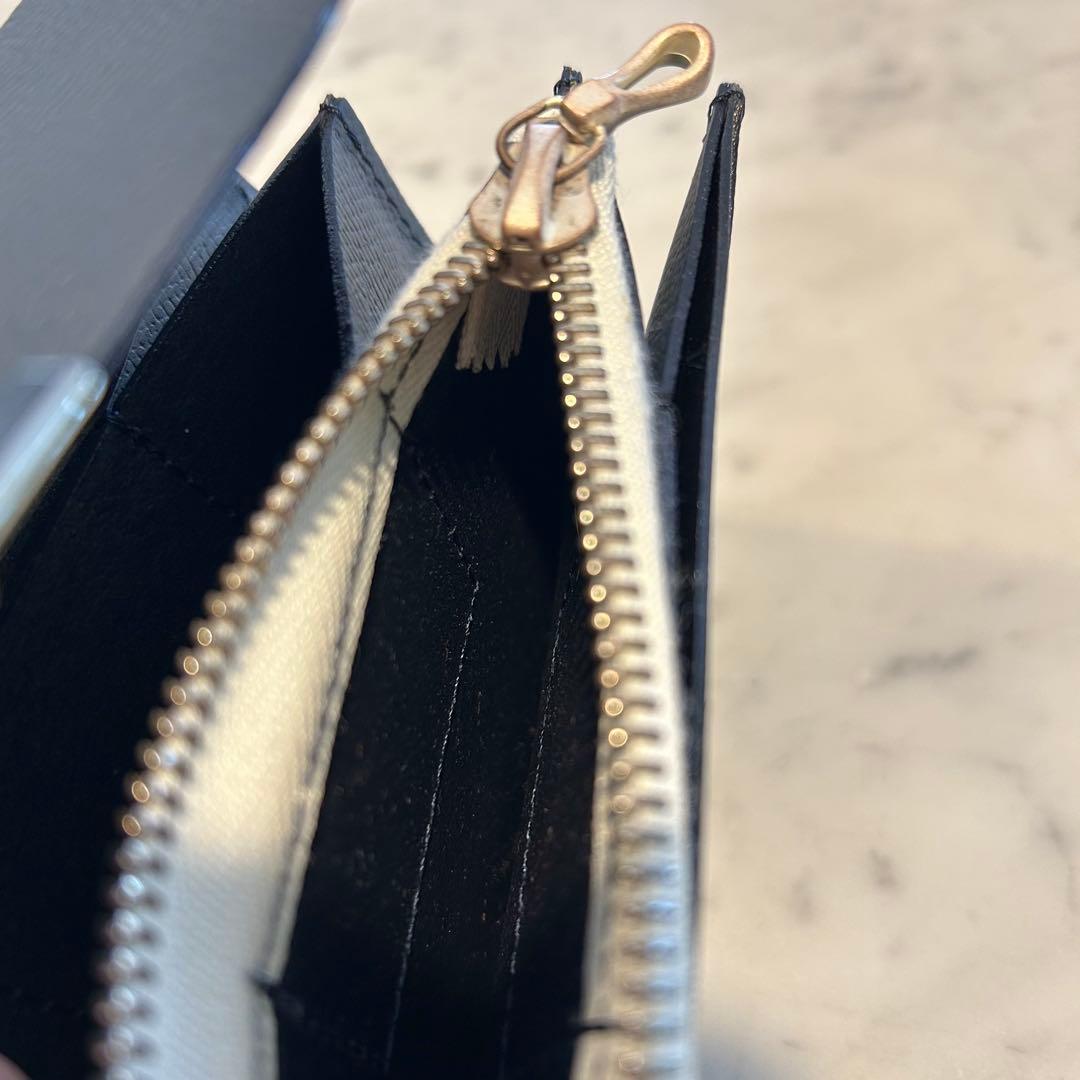 新品　DIGAWEL GARSON PURSE ギャルソンパース　ネイビー