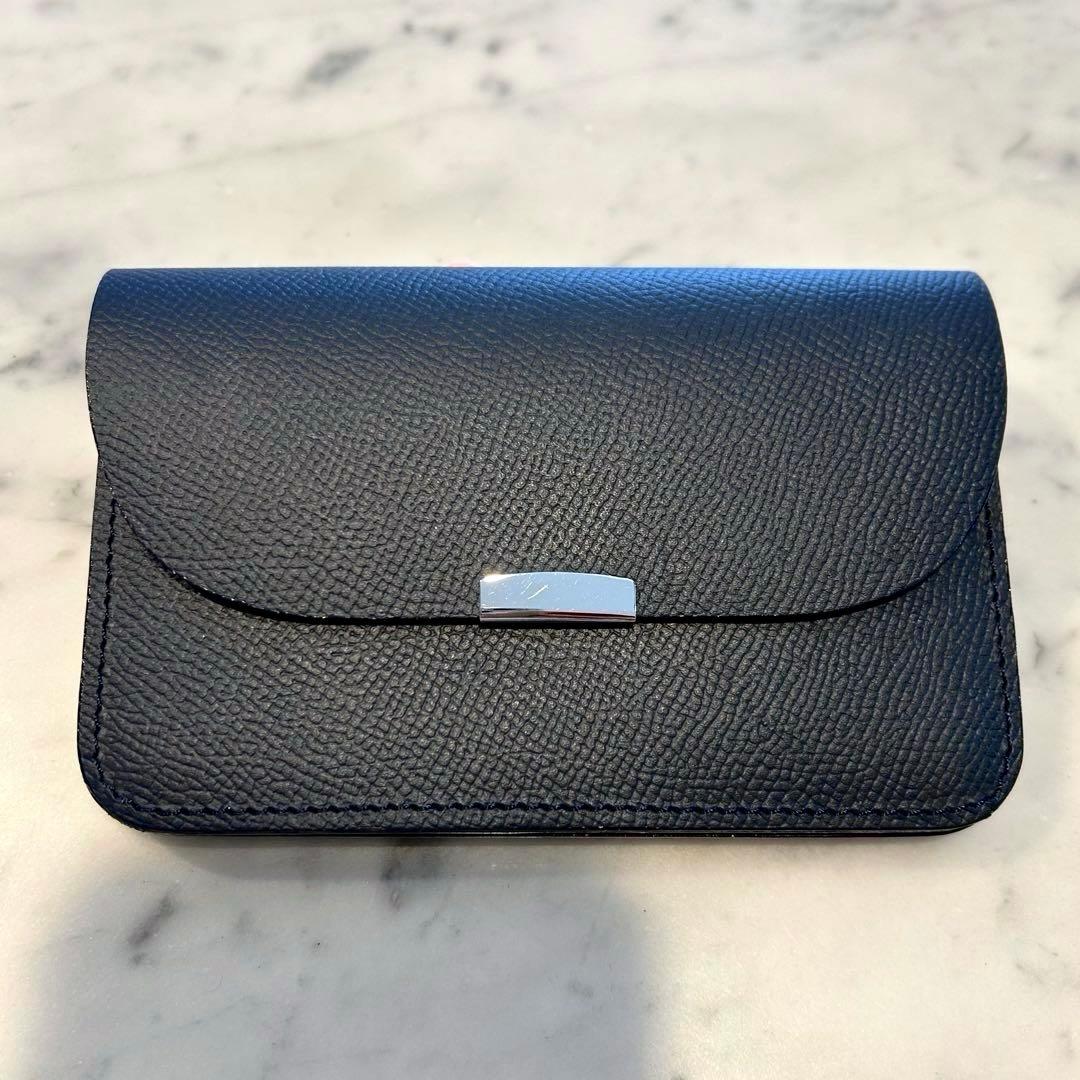 新品　DIGAWEL GARSON PURSE ギャルソンパース　ネイビー