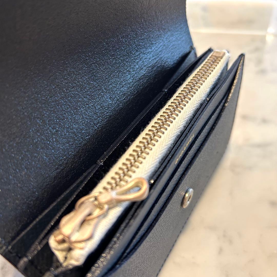 新品　DIGAWEL GARSON PURSE ギャルソンパース　ネイビー