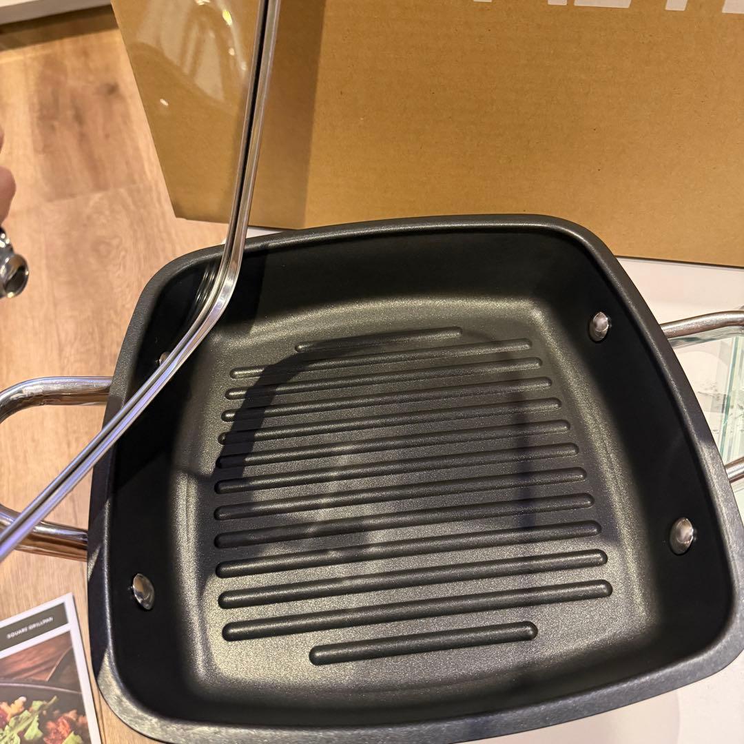 【MEYER】マイヤー スクエアグリルパン レシピ本2冊付き