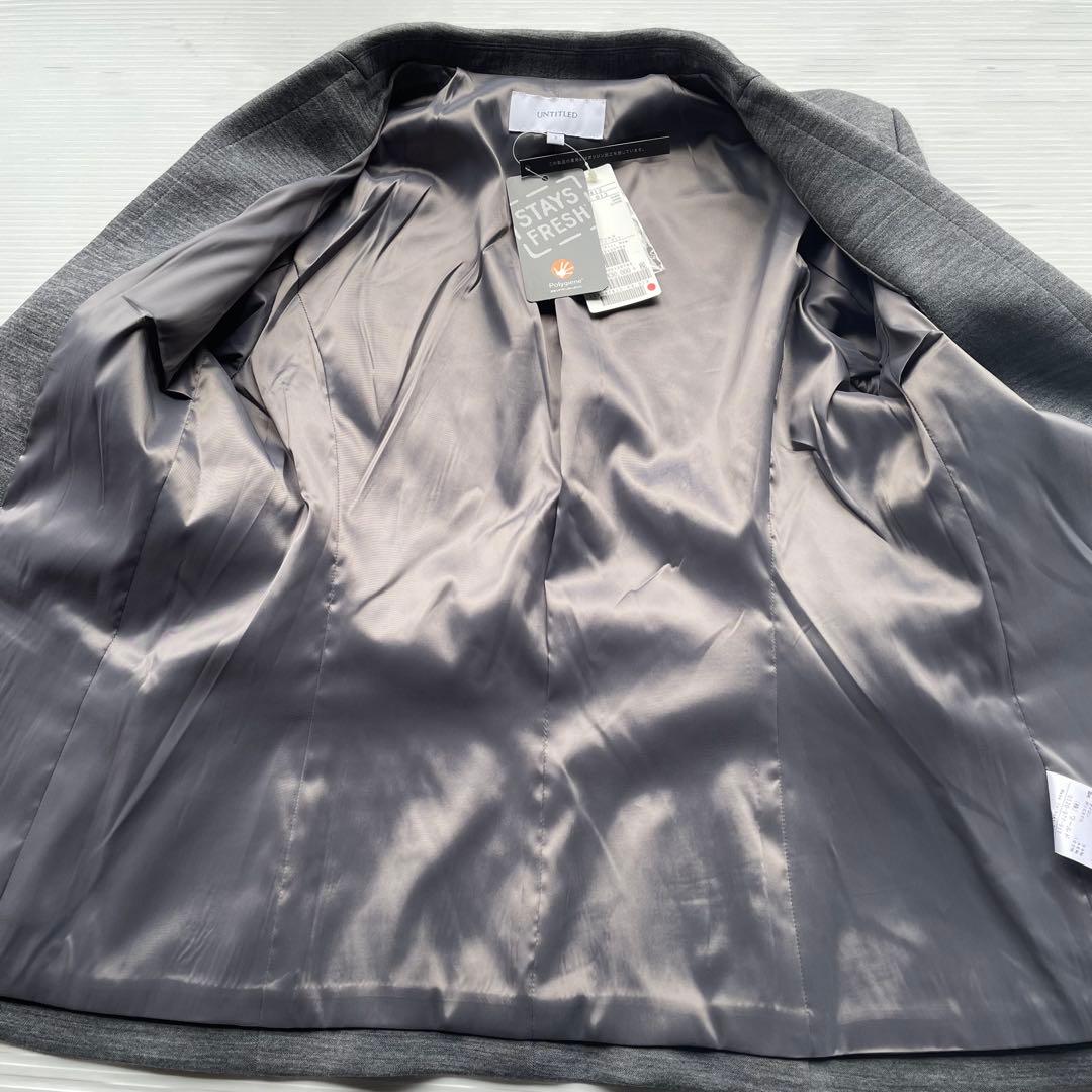 新品　UNTITLED スーツ　セットアップ　ジャケット　パンツ　ストレッチ　3