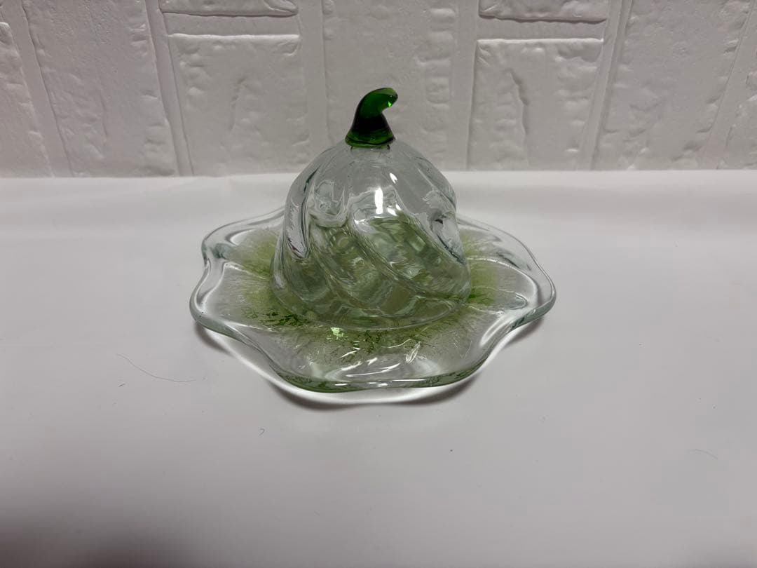 【稲嶺盛吉】琉球ガラス　皿①