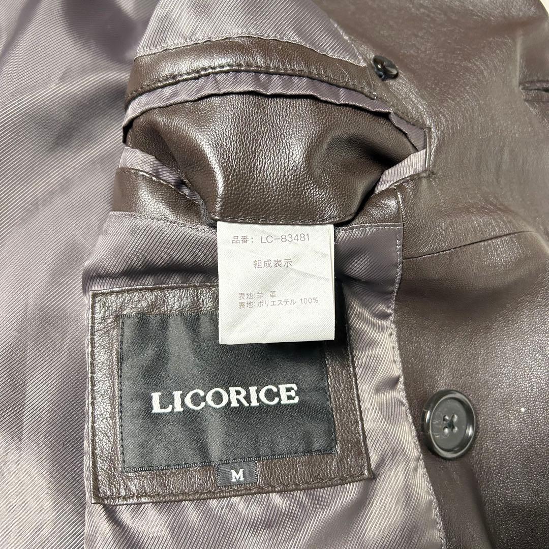 極美❗️ シープスキン レザートレンチコート レザー ダブルブレスト ミドル丈