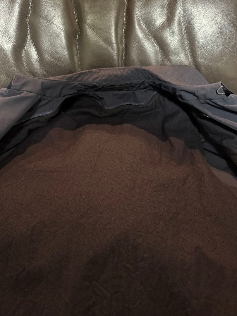 美品！GIORGIO ARMANI脱着ライナー濃紺トレンチコート46