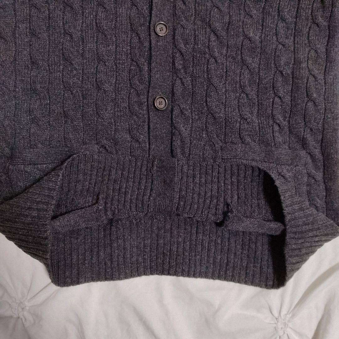 【現行タグ カシミヤ混】ポロ ラルフローレン ケーブルニット カーディガン