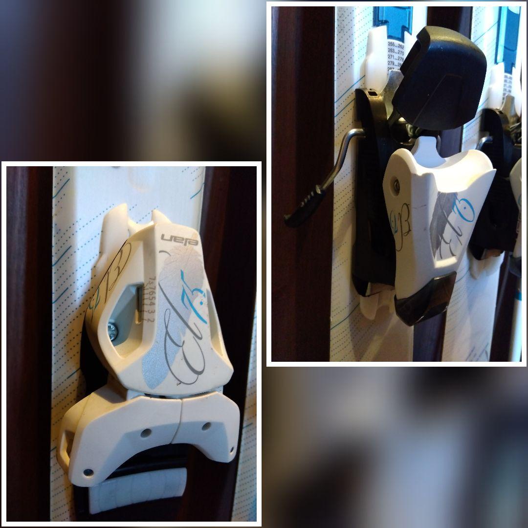 美品/ELAN/学生・レディース用/スキーセット/メンテ・WAX済み✔軽量板