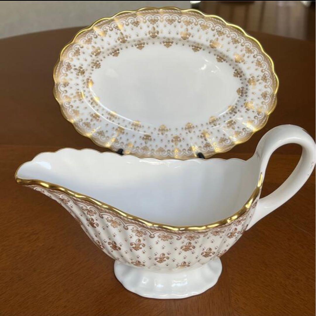【レア美品】スポード ★フルールドリス★ソースボート＆プチオーバル