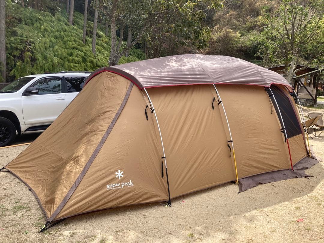 【美品】スノーピーク エントリー2ルーム エルフィールド&専用マットシートセット