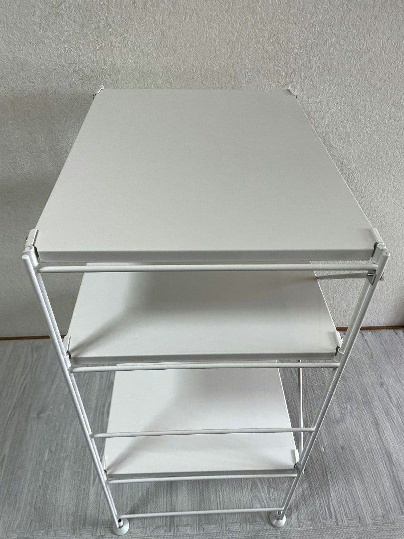 無印良品　スチールユニットシェルフ　小　ライトグレー
