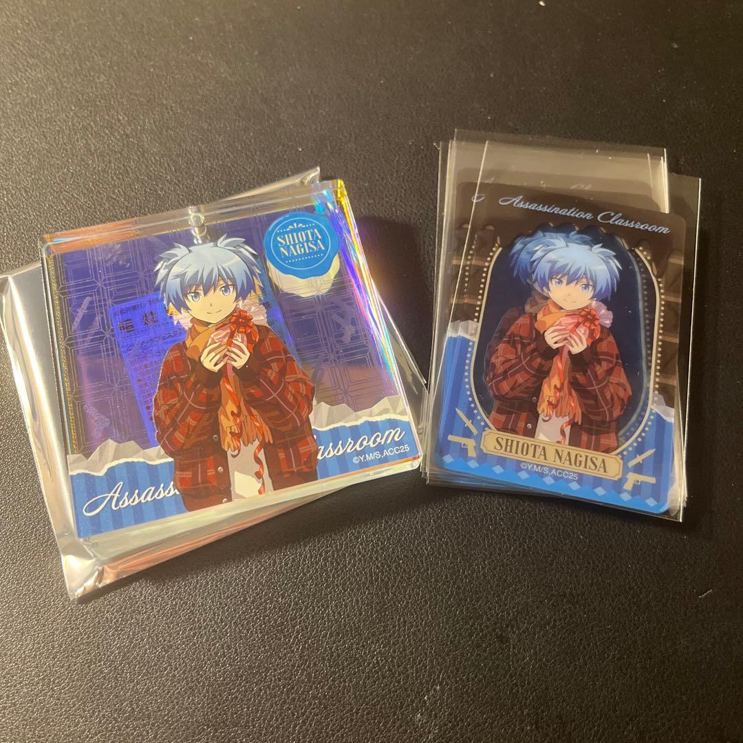 【ブロッキー&カード10枚】ジャンプフェスタ 暗殺教室 ブロッキー 潮田渚