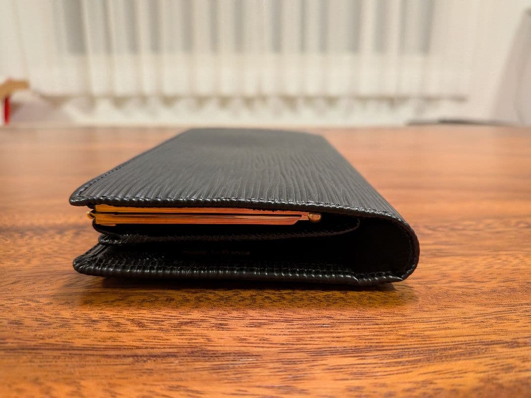 ルイヴィトン 財布 コンチネンタル ヴィエノワ M63252 ブラック エピ