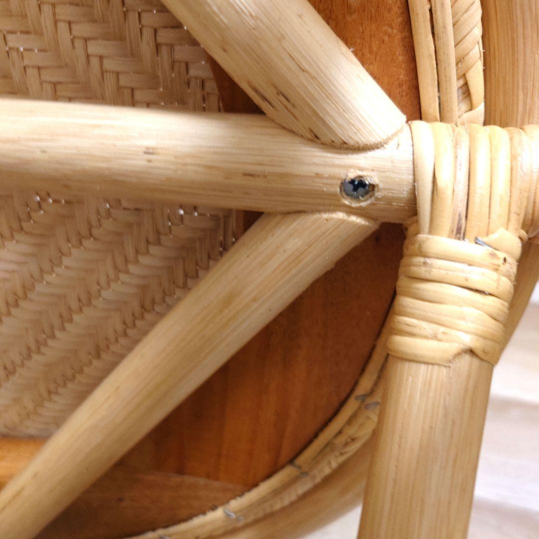 【そらの】TOU　WR　サイドチェア　ラタン　チェア　1脚