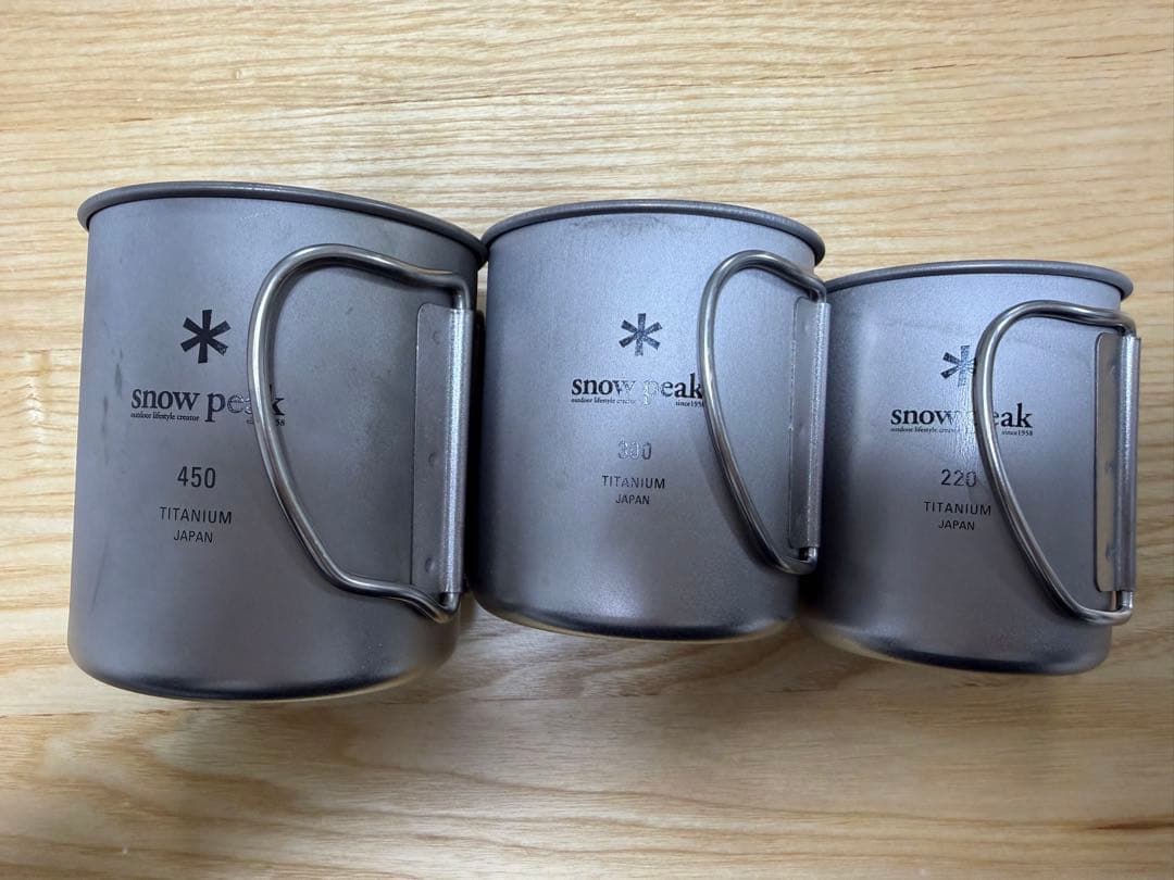 スノーピーク　チタンマグセット