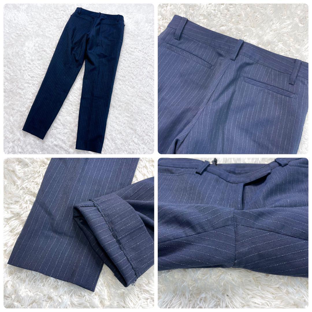 オリヒカ ライム ノーカラー パンツ スーツ セットアップ 洗える 近年モデル