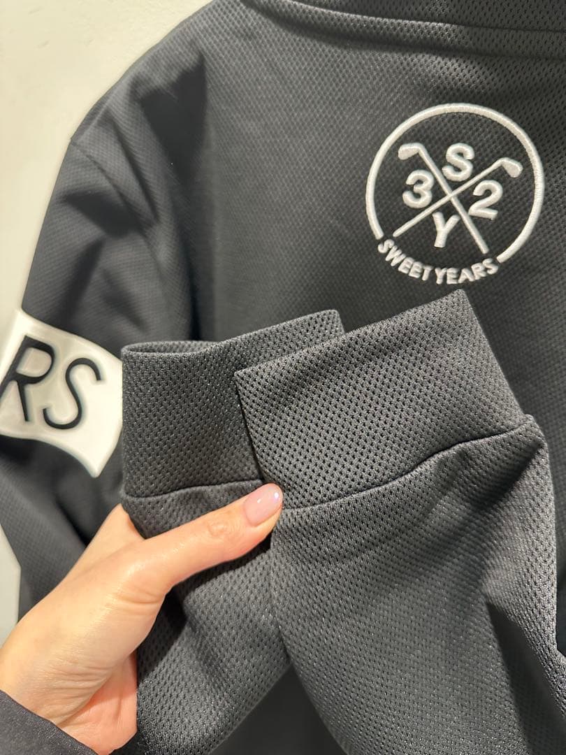 SY32ゴルフ⛳️ダブルラッセルハーフジップ　メンズサイズL