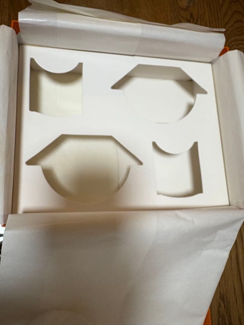 HERMES リズムグリーン　カップアンドソーサー2客