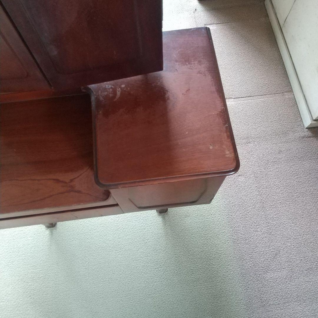 匿名・送料込 三面鏡 鏡台 ドレッサー 昭和レトロ アンティーク　姿見