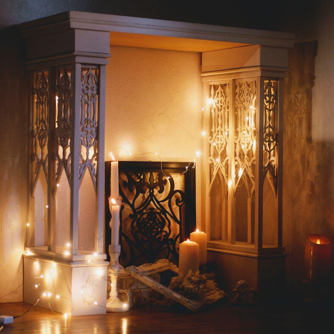 カスタマイズ ムニュムニュ マントルピース シャビー シャビーシック