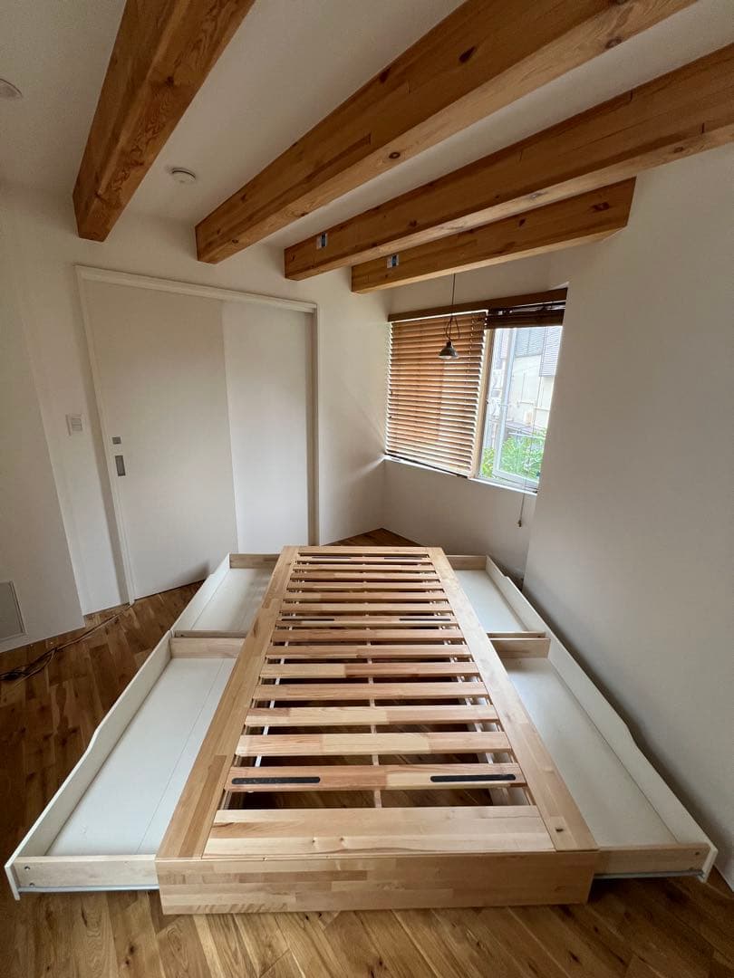 【たつさん専用】IKEA MANDAL ベッドフレーム 120×202cm