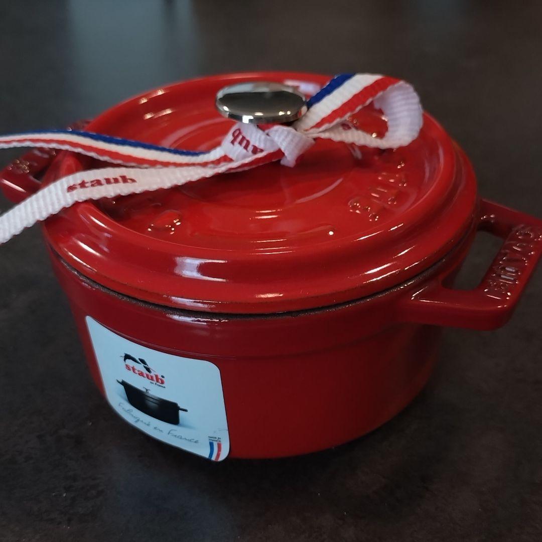 STAUB　ストウブ　ピコ・ココットラウンド　10cm チェリー　ココテン